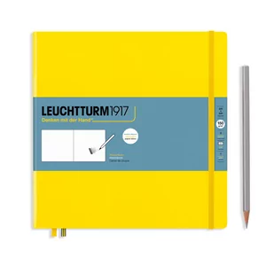 Leuchtturm1917, szkicownik Square, 225x225 mm, cytrynowy - Podobrazia, bloki, papiery - miniaturka - grafika 1