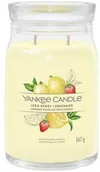 Świece - Yankee Candle Świeca zapachowa Iced Berry Lemonade duża - miniaturka - grafika 1