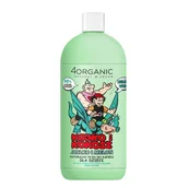Kosmetyki kąpielowe dla dzieci - 4ORGANIC Naturalny płyn do kąpieli dla dzieci Kajko i Kokosz zielona woda Jabłko i melon, 500 ml - >>> DARMOWA od 49zł <<< - miniaturka - grafika 1