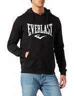 Bluzy męskie - Męska bluza z kapturem do skateboardingu Everlast, czarna, XL EU - miniaturka - grafika 1