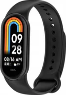 Akcesoria do smartwatchy - Hello Case PASEK SILIKONOWY DO OPASKI SPORTOWEJ XIAOMI MI BAND 8 CZARNY - miniaturka - grafika 1