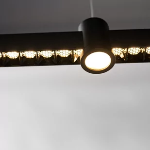 Ledowa lampa wisząca Diamante No.3 100 cm czarna Altavola Design - Lampy sufitowe - miniaturka - grafika 1