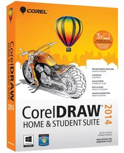 Corel CorelDRAW 2014 Home and Student 3 PC / licencja wieczysta BOX - Programy graficzne - miniaturka - grafika 1