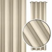 Zasłony - Euro Firany Zasłona 140 x 250 Dekoracyjna Adore Beż 1202329 - miniaturka - grafika 1