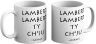 Gadżety dla niej i dla niego - Kubek Wiedźmin - Lambert Lambert Ty Ch*ju -Geralt - miniaturka - grafika 1