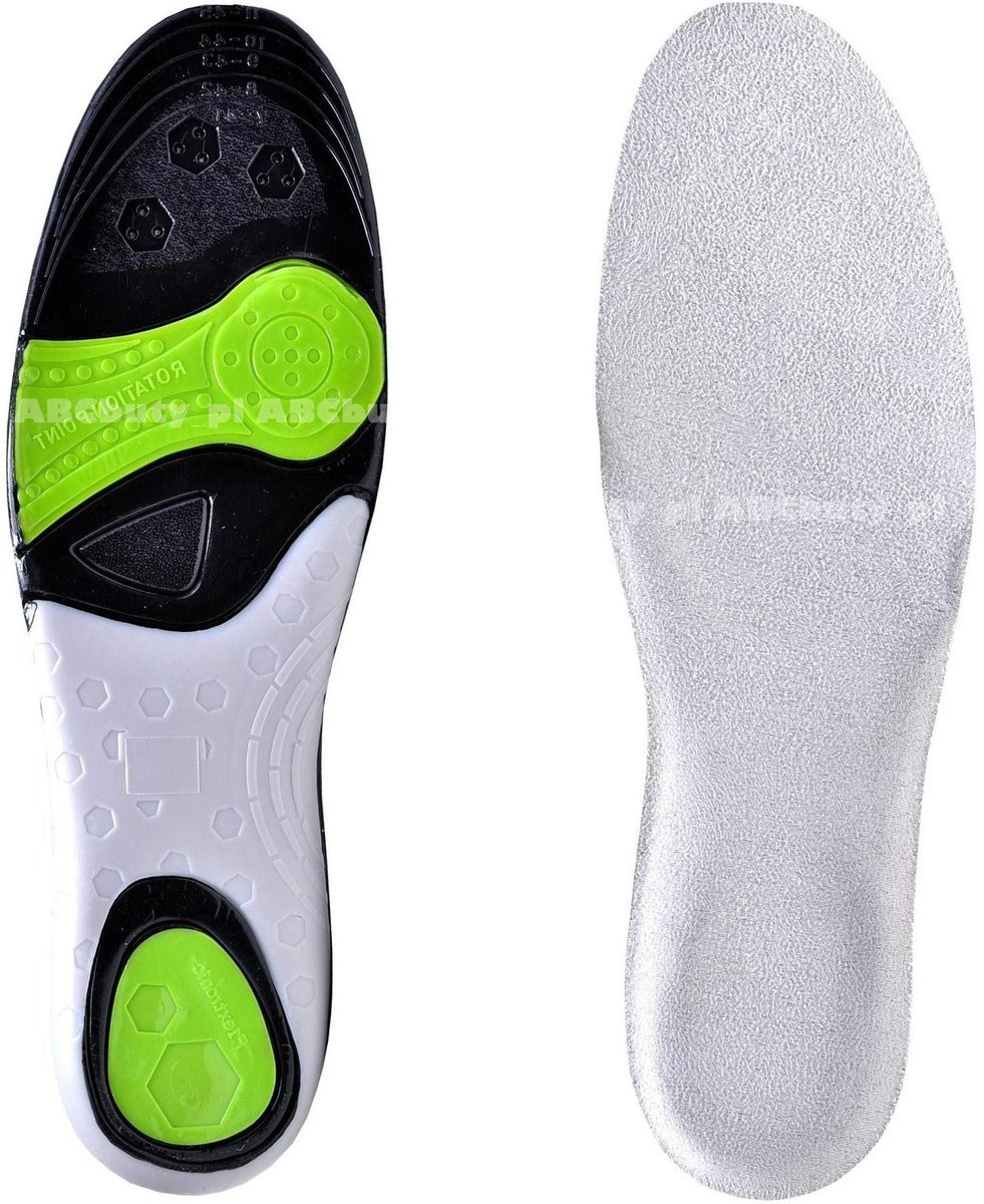 G11-81 MĘSKIE SPORTOWE SILIKONOWE WKŁADKI DO BUTÓW w Góry 41 42 43 44 45 46