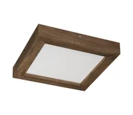 Lampy sufitowe - Brilagi-Ściemnialne oświetlenie LED WOODY FRAME LED/24W/230V dąb 30x30 cm IP44 + pilot - miniaturka - grafika 1