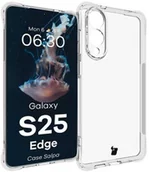 Etui i futerały do telefonów - Bizon Elastyczne etui Case Salpa do Galaxy S25 Edge, przezroczyste - miniaturka - grafika 1