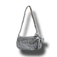 Torebki damskie - Torebka na ramię - silver dream - miniaturka - grafika 1