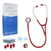 Urządzenia medyczne - Novama Expert Stetoskop kardiologiczny bordowy - miniaturka - grafika 1