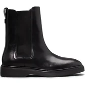 Botki damskie - Calvin Klein Skórzane sztyblety CHELSEA - miniaturka - grafika 1