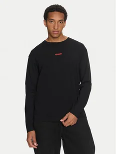 Hugo Longsleeve 50522302 Czarny Regular Fit - Koszulki męskie - miniaturka - grafika 1