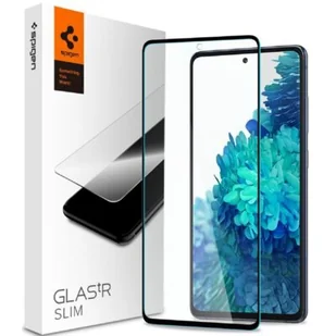Spigen SZKŁO HARTOWANE GLASS FC GALAXY S20 FE BLACK - Szkła hartowane na telefon - miniaturka - grafika 1