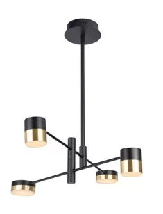 Maxlight LAMPA sufitowa PUMA P0404 loftowa OPRAWA metalowa LED 28W 3000K tuby czarne P0404 - Lampy sufitowe - miniaturka - grafika 1