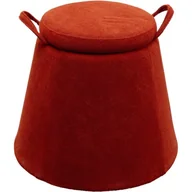 Pufy i podnóżki - Pufa Thimble czerwony - miniaturka - grafika 1