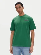 Koszulki męskie - Fila T-Shirt Lengeweg FAM0907 Zielony Regular Fit - miniaturka - grafika 1