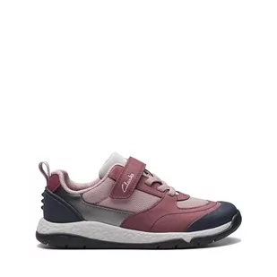 Clarks Steggystridek dziewczęce sneakersy, Skóra jagodowa, 25.5 EU - Buty dla dziewczynek - miniaturka - grafika 1