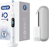 Torby podróżne - Oral-B iO – 8 limitowana edycja – elektryczna szczoteczka do zębów, biała, 1 uchwyt wysokiej jakości z rewolucyjną technologią magnetyczną, kolorowy wyświetlacz, 1 szczotka, 1 torba podróżna z zamkiem błyskawicznym - miniaturka - grafika 1