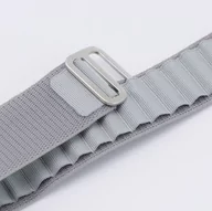 Akcesoria do smartwatchy - Pasek do zegarka Apple Watch Alpine 38/40/41mm jasno szary Rhinocell Nylon - miniaturka - grafika 1