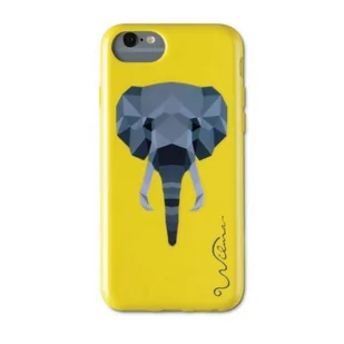Wilma Wilma Savanna Elephant iPhone 6/7/8 zółt y/yellow SE 2020 - Etui i futerały do telefonów - miniaturka - grafika 1
