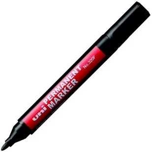 Uni BALL Mitsubishi Pencil Marker permanentny 320F okrągły czarny Mitsubishi Pencil - Markery permanentne - miniaturka - grafika 1
