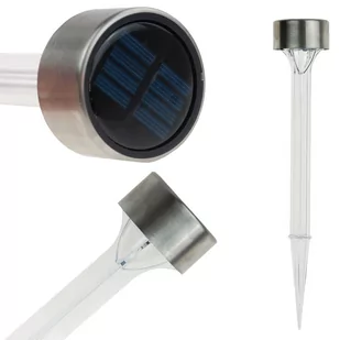 Lampka Led Solarna Ogrodowa Nowoczesna Wbijana - Lampy ogrodowe - miniaturka - grafika 1