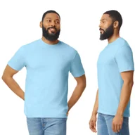 Koszulki męskie - T-shirt Koszulka Męska Bawełna SOFTSTYLE Gildan GI64000 NIEBIESKI Light S - miniaturka - grafika 1