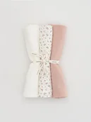 Buciki dla niemowląt - Reserved - Muślinowa pielucha 3 pack - wielobarwny - miniaturka - grafika 1