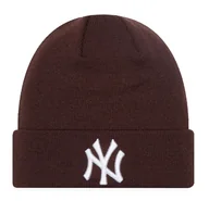 Czapki damskie - Czapka zimowa NEW ERA NYY League Knit Beanie brązowa - miniaturka - grafika 1