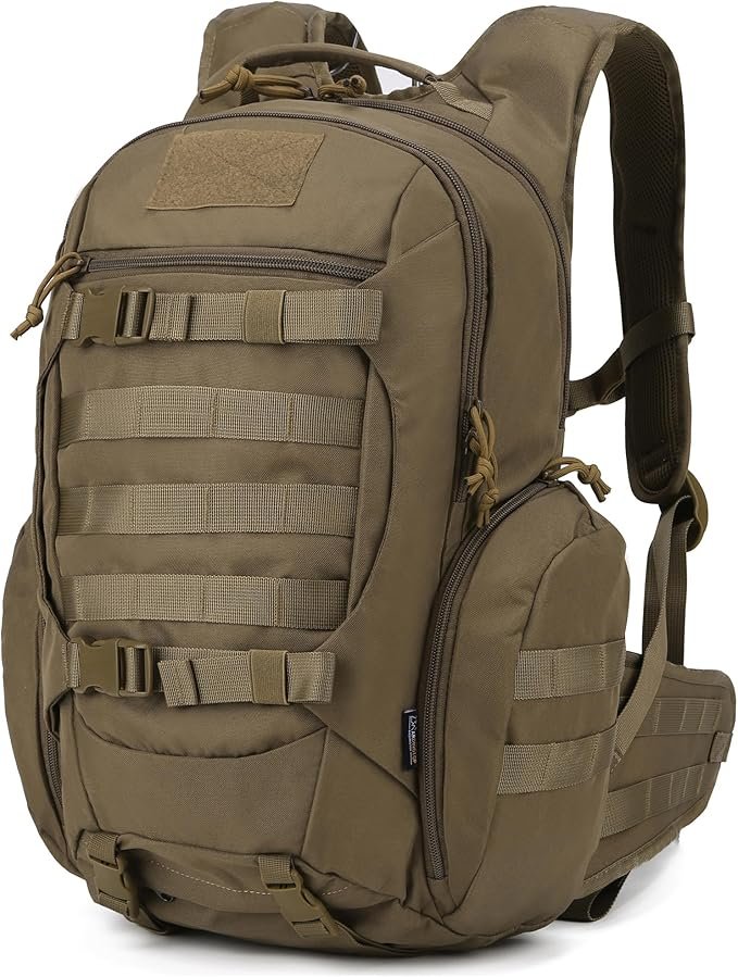 Mardingtop Plecak Taktyczny 28L Khaki Turystyczny Trekkingowy