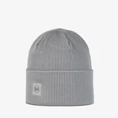 Czapki męskie - Czapka Buff Crossknit Beanie solid light grey - ONE SIZE - miniaturka - grafika 1