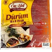 Pieczywo chrupkie - Lavasz Chleb Turecki 340g Ozyil 8 szt. 20 cm lawasz do kebaba dürüm - miniaturka - grafika 1