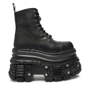 Glany NEW ROCK M-MILI083CCT-C4 Czarny - Glany damskie - miniaturka - grafika 1