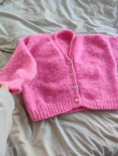 Sweter alpaka merino PinkSerduszko - Swetry damskie Sweter alpaka merino PinkSerduszko - Swetry damskie - miniaturka - grafika 1