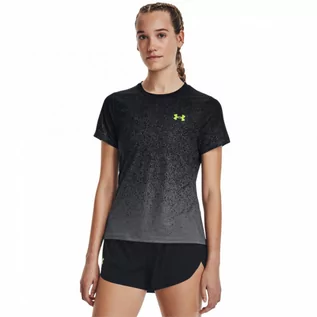 Koszulki sportowe damskie - Damska koszulka do biegania Under Armour UA RUSH Run Short Sleeve - szara - UNDER ARMOUR - grafika 1