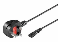 Kable komputerowe i do monitorów - Dell Kabel zasilający Power Cord 2-Pin UK DF770 - miniaturka - grafika 1
