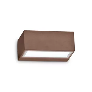 Ideal Lux Kinkiet zewnętrzny TWIN AP1 kawowy 213330 - Lampy ogrodowe - miniaturka - grafika 1