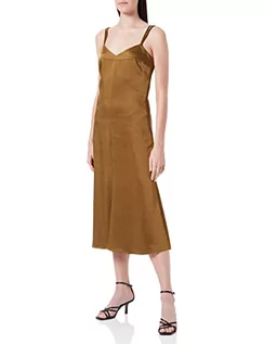 Sukienki - Sukienka Sisley damska, Olive Green 350, 38 - grafika 1