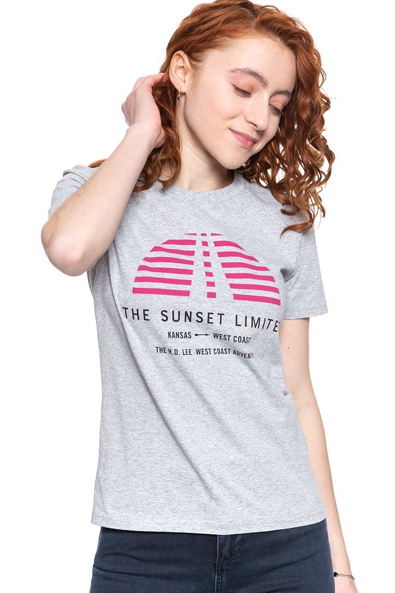 Damska koszulka t-shirt Lee SUNSET TEE S