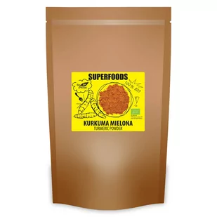 Bio Planet KURKUMA MIELONA BIO 500 g - 5903900366267 - Przyprawy i zioła sypkie - miniaturka - grafika 1