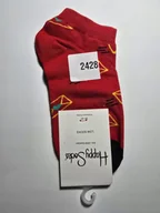 Skarpetki męskie - Kolorowe skarpety Happy Socks stopki unisex rozmiar 36-40 (2428) - miniaturka - grafika 1