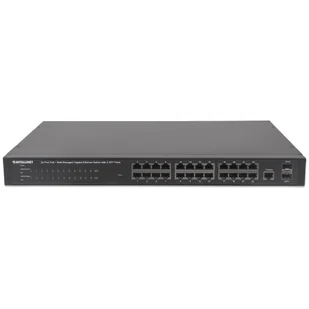 Switch zarządzalny Intellinet 24x 10/100/1000 Mbps + 2x SFP NUITLSZ24560559 - Switche - miniaturka - grafika 1