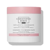Szampony do włosów - Christophe Robin Cleansing Volumizing Paste With Rose Extracts oczyszczający szampon w formie pasty unoszący włosy u nasady 75ml - miniaturka - grafika 1