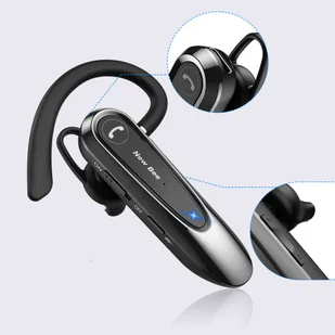 Zestaw słuchawkowy słuchawka New Bee B45 Bluetooth 5.0 bezprzewodowa do rozmów dla kierowcy BT do 15m czarny - Słuchawki bluetooth - miniaturka - grafika 18