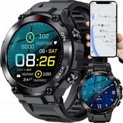 Monitory aktywności - SMARTWATCH Z GPS ZEGAREK MĘSKI POLSKIE MENU 480mAh K37 - miniaturka - grafika 1