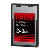 Karty pamięci - Karta pamięci hiksemi capture hs-cfe-e300a 240gb cfexpress type a 800/700mb/s tlc - miniaturka - grafika 1