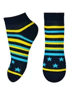 Skarpetki damskie - Skarpetki dziecięce, stopki, granatowe, Milusie - miniaturka - grafika 1