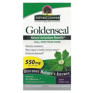 Suplementy diety - Natures Answer Goldenseal Root - Korzeń gorzknika pospolitego Suplement diety 50 kaps. - suplement - miniaturka - grafika 1