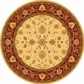 Dywany - Dywan Dywilan Omega ARIES jasny rubin wełna koło - miniaturka - grafika 1