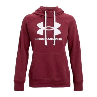 Bluza damska Under Armour Rival Fleece Logo Hoodie - Bluzy sportowe damskie - miniaturka - grafika 5